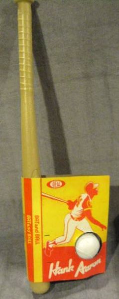 1974 HANK AARON BAT & BALL SET