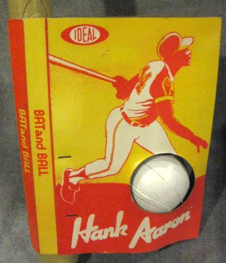 1974 HANK AARON BAT & BALL SET