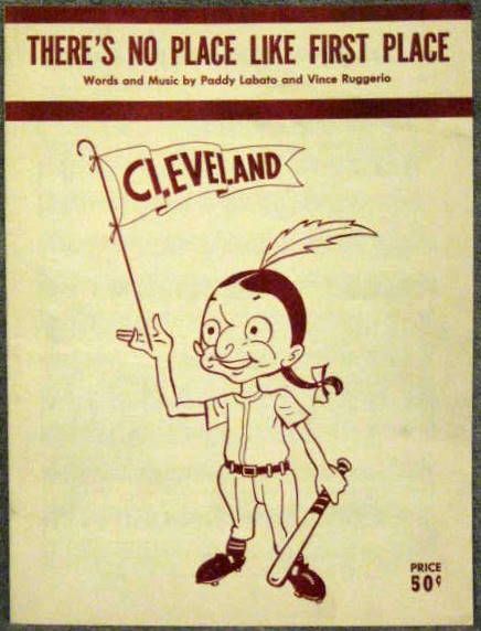 1951 CLEVELAND INDIANS SHEET MUSIC