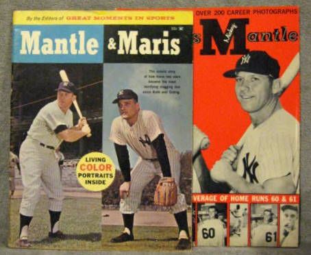 1961 / 62 MANTLE & MARIS MAGAZINES (2)