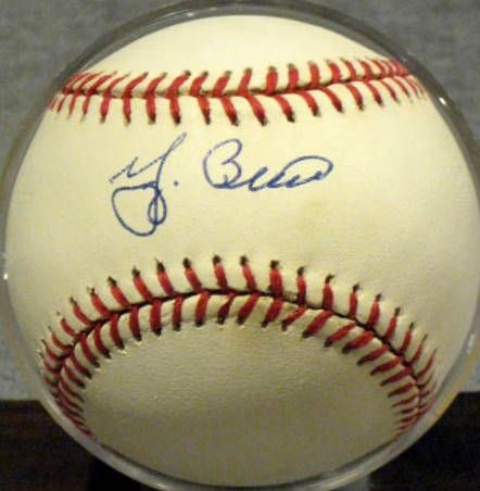 YOGI BERRA SIGNED BASEBALL w/JSA  COA