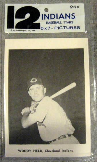 1961 CLEVELAND INDIANS PHOTO PACK - SEALED