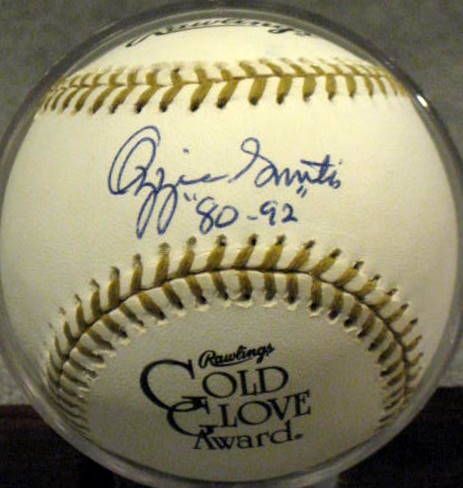 OZZIE SMITH SIGNED GOLD GLOVE BASEBALL -w/JSA COA