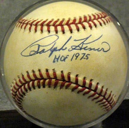 RALPH KINER SIGNED BASEBALL w/JSA COA