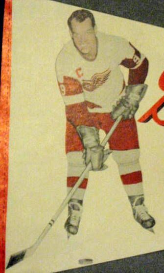 VINTAGE GORDIE HOWE / DETROIT RED WINGS PENNANT