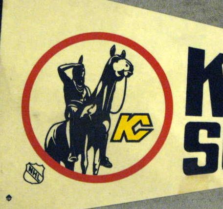 VINTAGE NHL KANSAS CITY SCOUTS PENNANT