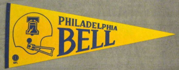 70's WFL PHILADELPHIA BELL PENNANT