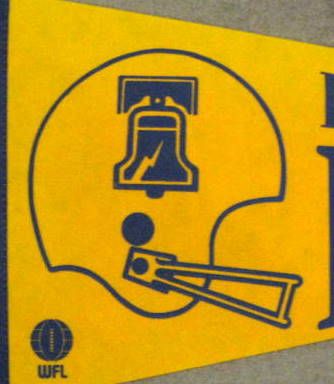 70's WFL PHILADELPHIA BELL PENNANT