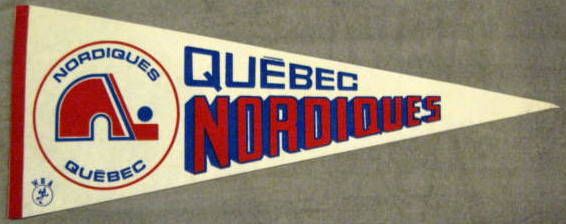 70's WHA QUEBEC NORDIQUES PENNANT