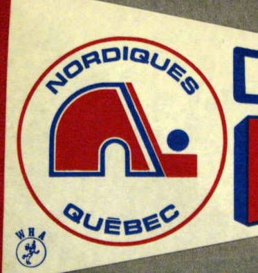 70's WHA QUEBEC NORDIQUES PENNANT