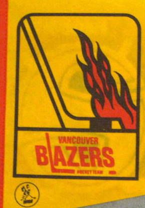 70's WHA VANCOUVER BLAZERS PENNANT