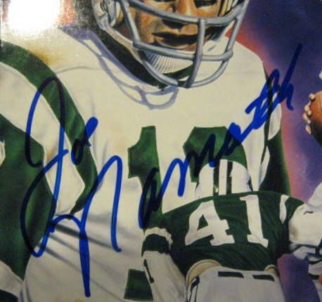 JOE NAMATH SIGNED LEGENDS SPORTS MAGAZINE w/COA