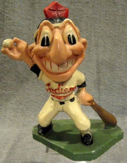 1947 Mazzolini Cleveland Indians chief Wahoo Statue