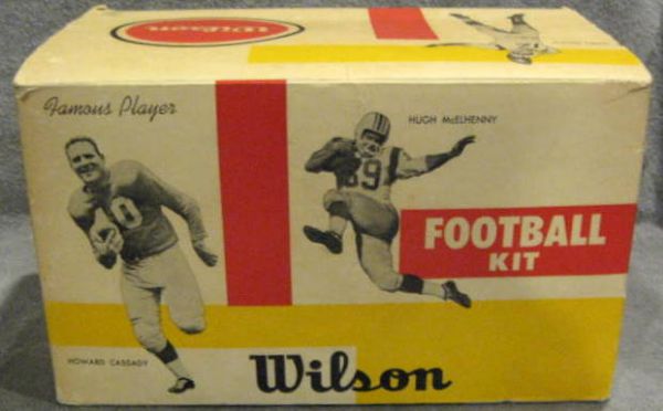 50's OTTO GRAHAM FOOTBALL KIT w/BOX - MANY NFL PLAYERS