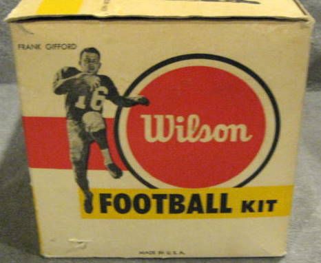 50's OTTO GRAHAM FOOTBALL KIT w/BOX - MANY NFL PLAYERS