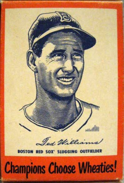 1951 TED WILLIAMS WHEATIES FULL BOX