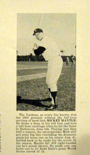 1963 WORLD SERIES PROGRAM -YANKEES/DODGERS-KOUFAX 15 K's