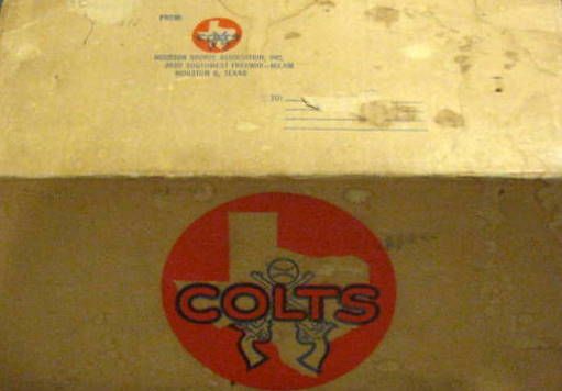 60's HOUSTON COLT 45's GLASSES (8) W/ORIGINAL BOX