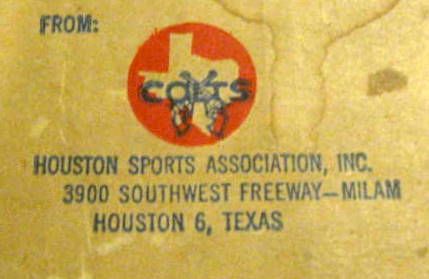 Houston Colt .45s Vintage Baseball Memorabilia for sale