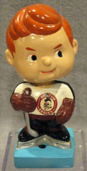 VINTAGE BOSTON BRAVES (AHL) BOBBING HEAD