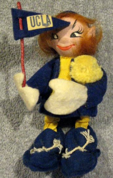 VINTAGE UCLA BRUINS FOOTBALL DOLLS