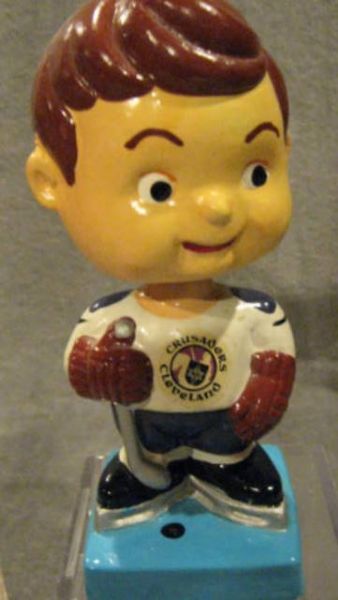 VINTAGE CLEVELAND CRUSADERS BOBBING HEAD w/BOX