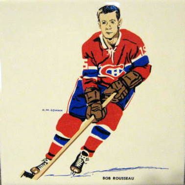 60's BOBBY ROUSSEAU MONTREAL CANADIENS HOCKEY TILE