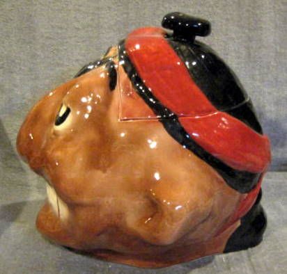 50's PITTSBURGH PIRATES GIBBS-CONNER COOKIE JAR - RARE VARIATION