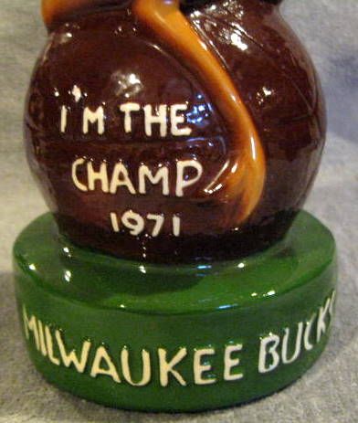 1971 MILWAUKEE BUCKS WORLD CHAMPIONSHIP DECANTER