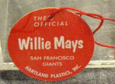 50's/60's WILLIE MAYS HARTLAND STATUE w/BOX & TAG