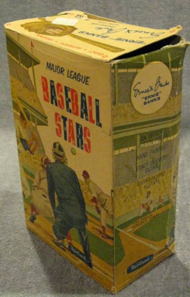 50's/60's ERNIE BANKS HARTLAND STATUE W/BOX & TAG