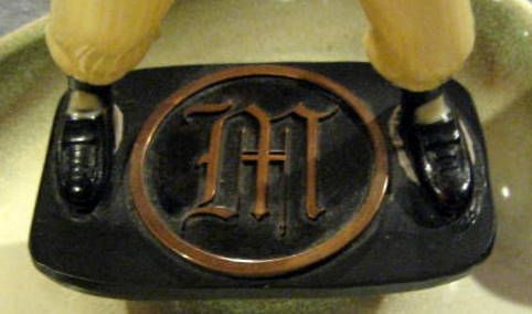 VINTAGE MICKEY MANTLE HARTLAND ASHTRAY - YOO-HOO