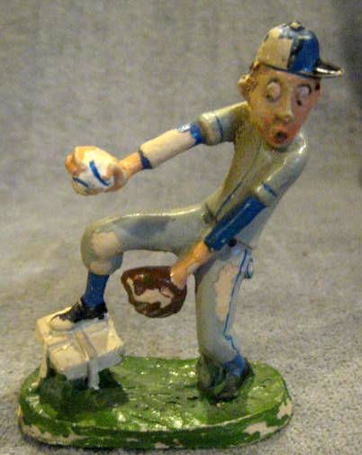 mini baseball figurines