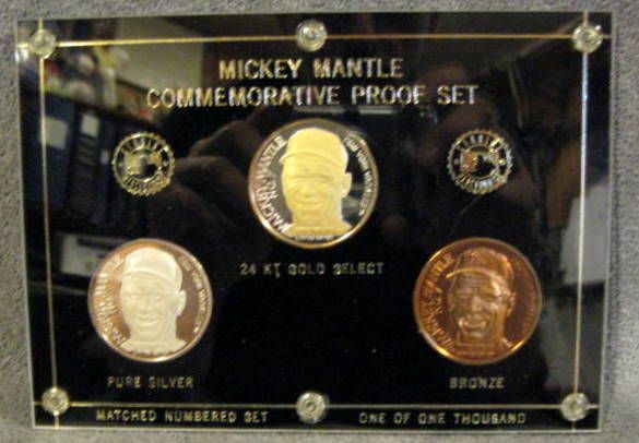 1995 MICKEY MANTLE COMMEMORATIVE PROOF SET