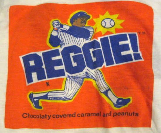 70's REGGIE JACKSON REGGIE BAR T SHIRT