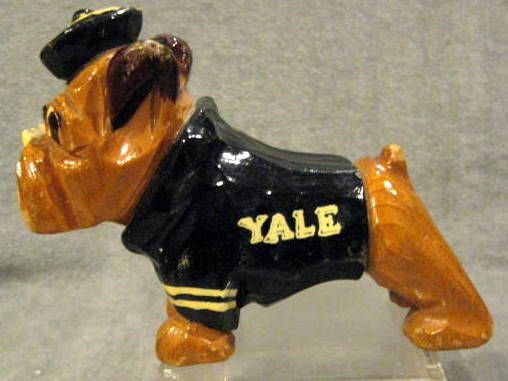 50's YALE BULLDOGS CARTER-HOFFMAN STATUE