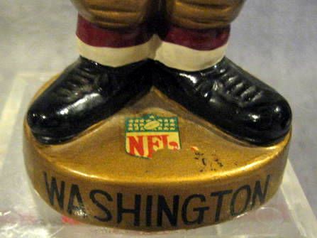 60's WASHINGTON REDSKINS MERGER SREIES BOBBING HEAD w/BOX