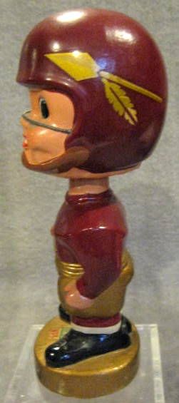 60's WASHINGTON REDSKINS MERGER SREIES BOBBING HEAD w/BOX