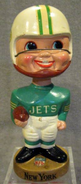 60's NEW YORK JETS MERGER SERIES BOBBING HEAD