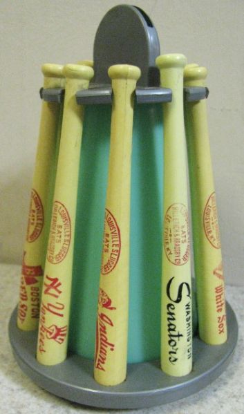 60's AMERICAN LEAGUE BASEBALL BAT BANK