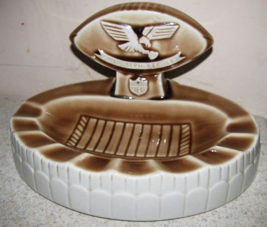 1960 NFL WEICO PHILADELPHIA EAGLES STADIUM ASHTRAY