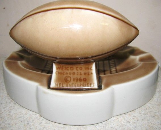 1960 NFL WEICO PHILADELPHIA EAGLES STADIUM ASHTRAY