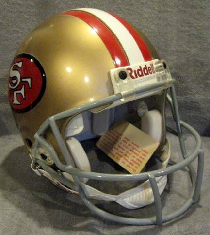 JOE MONTANA SIGNED SAN FRANCISCO 49'ers HELMET w/JSA LOA