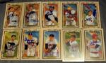 1990 PEREZ STEELE SIGNED "MASTER WORKS" POST CARDS (10) w/MANTLE & WILLIAMS