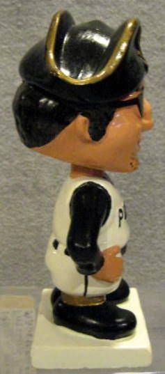 60's PITTSBURGH PIRATES WHITE BASE BOBBING HEAD