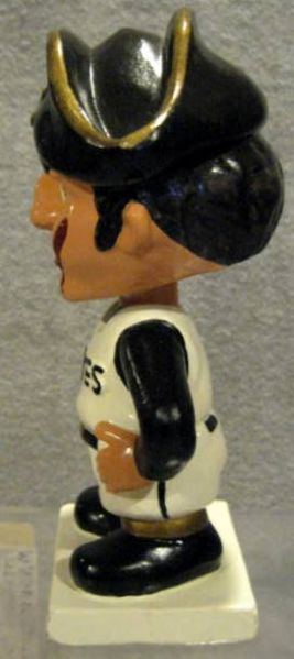 60's PITTSBURGH PIRATES WHITE BASE BOBBING HEAD