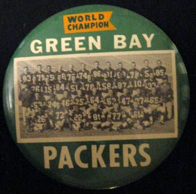 1961 GREEN BAY PACKERS WORLD CHAMPIONS TEAM PHOTO PIN