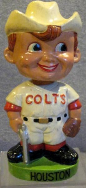 60's HOUSTON COLT 45's GREEN BASE BOBBING HEAD