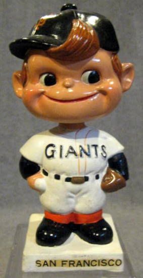 60's SAN FRANCISCO GIANTS WHITE BASE BOBBING HEAD