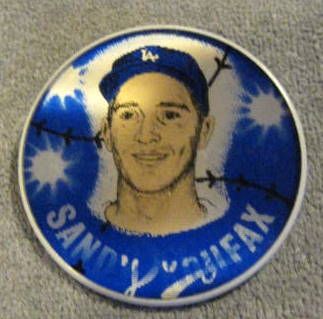 60's SANDY KOUFAX & DON DRYSDALE FLICKER PINS